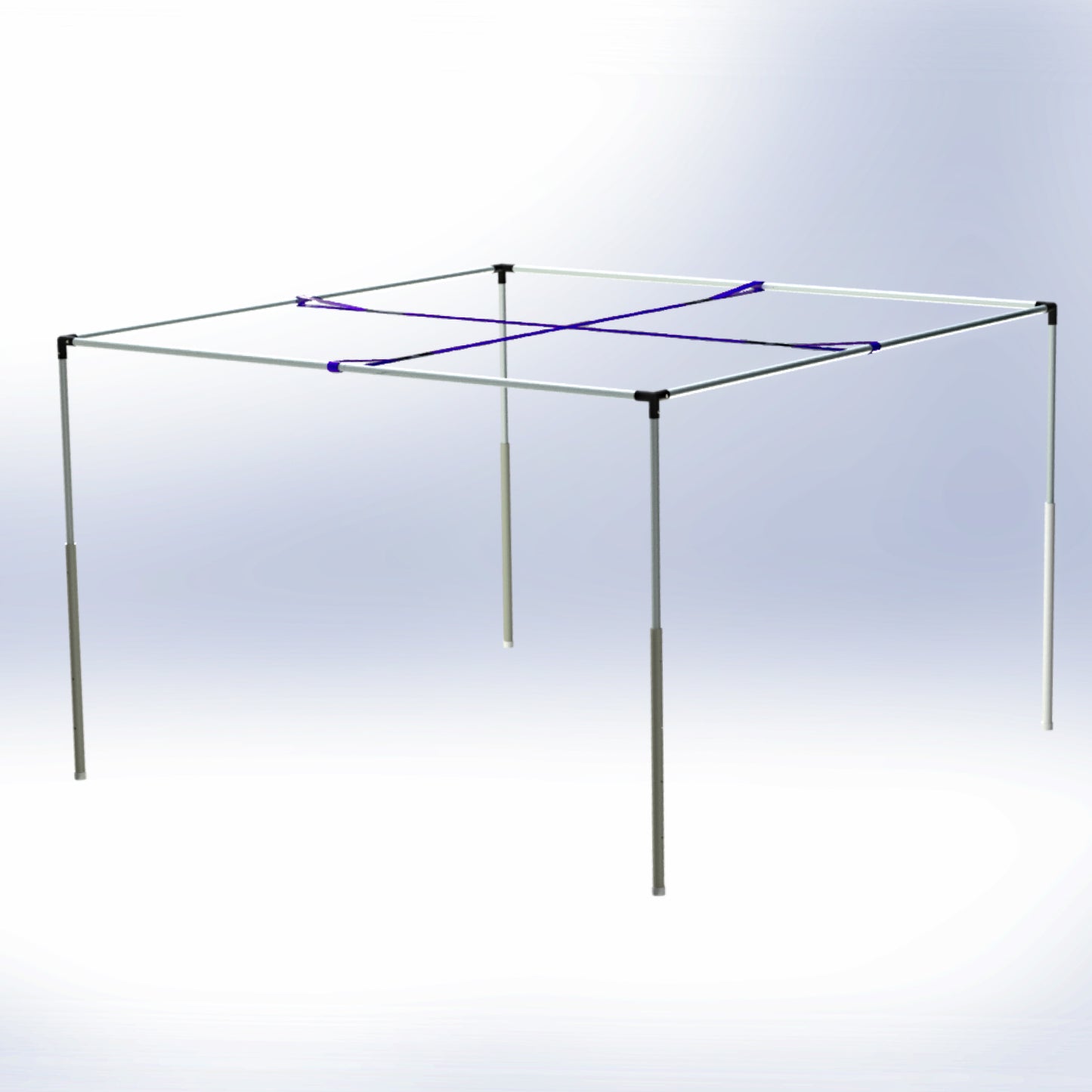 4 Square Castle Squares with purple straps.