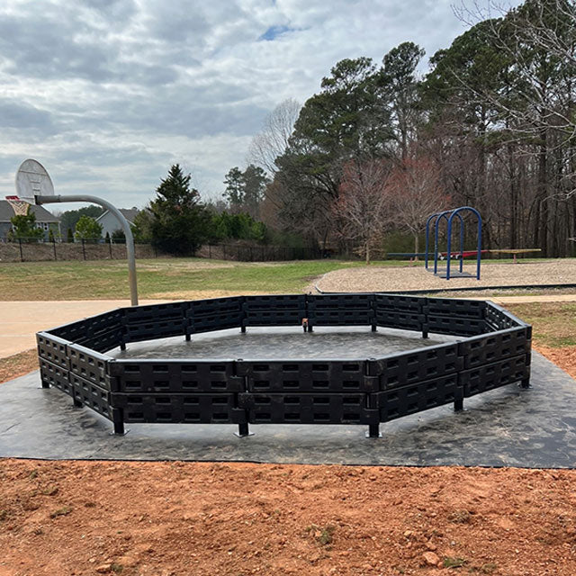 Permanent Gaga Ball Pit and ADA gate