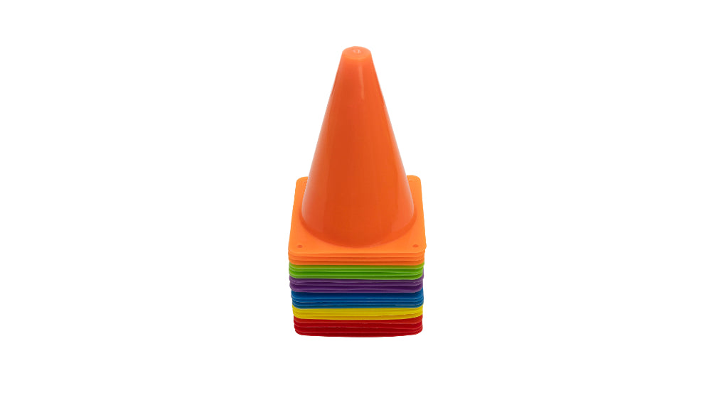 Tall multi-color cones