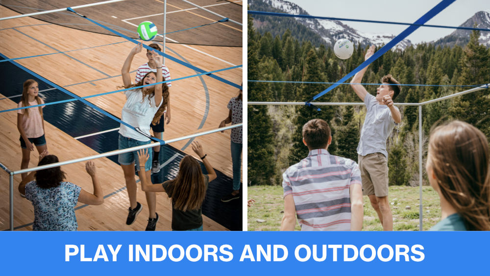 indoor and outdoor 9 square game