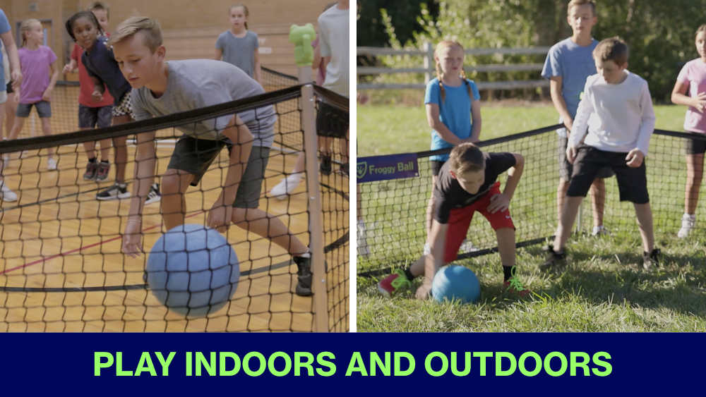 indoor and outdoor portable gaga ball pit with net